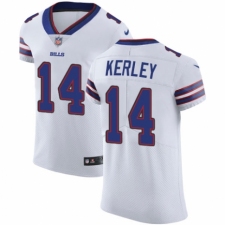Men's Nike Buffalo Bills #14 Jeremy Kerley White Vapor Untouchable Elite Player NFL Jersey