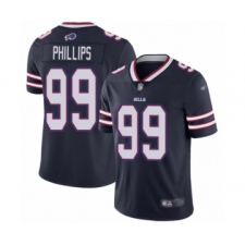 Youth Buffalo Bills #99 Harrison Phillips Limited Navy Blue Inverted Legend Football Jersey
