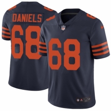 Youth Nike Chicago Bears #68 James Daniels Navy Blue Alternate Vapor Untouchable Elite Player NFL Jersey