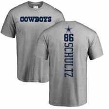 NFL Nike Dallas Cowboys #86 Dalton Schultz Ash Backer T-Shirt
