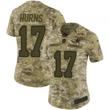 Women's Nike Dallas Cowboys #17 Allen Hurns Limited Camo 2018 Salute to Service NFL Jersey