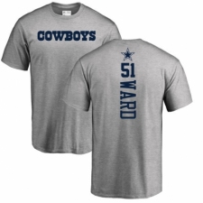 NFL Nike Dallas Cowboys #51 Jihad Ward Ash Backer T-Shirt