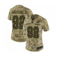 Women's Dallas Cowboys #92 Dorance Armstrong Jr. Limited Camo 2018 Salute to Service Football Jersey