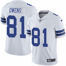 Men's Nike Dallas Cowboys #81 Terrell Owens White Vapor Untouchable Limited Player NFL Jersey