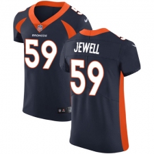 Men's Nike Denver Broncos #59 Josey Jewell Navy Blue Alternate Vapor Untouchable Elite Player NFL Jersey