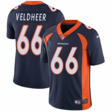 Youth Nike Denver Broncos #66 Jared Veldheer Navy Blue Alternate Vapor Untouchable Limited Player NFL Jersey