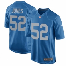 Men's Nike Detroit Lions #52 Christian Jones Game Blue Alternate NFL Jersey