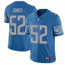 Youth Nike Detroit Lions #52 Christian Jones Blue Team Color Vapor Untouchable Elite Player NFL Jersey
