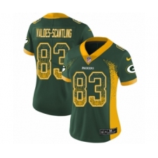 Women's Nike Green Bay Packers #83 Marquez Valdes-Scantling Limited Green Rush Drift Fashion NFL Jersey