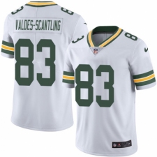 Youth Nike Green Bay Packers #83 Marquez Valdes-Scantling White Vapor Untouchable Elite Player NFL Jersey