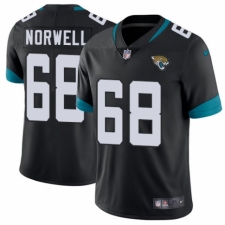 Youth Nike Jacksonville Jaguars #68 Andrew Norwell Teal Green Team Color Vapor Untouchable Limited Player NFL Jersey