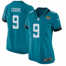 Women's Nike Jacksonville Jaguars #9 Logan Cooke Game Black Alternate NFL Jersey