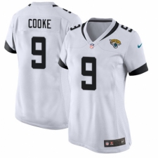 Women's Nike Jacksonville Jaguars #9 Logan Cooke Game White NFL Jersey