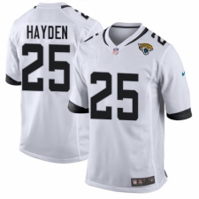 Men's Nike Jacksonville Jaguars #25 D.J. Hayden Game White NFL Jersey