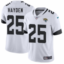 Men's Nike Jacksonville Jaguars #25 D.J. Hayden White Vapor Untouchable Limited Player NFL Jersey