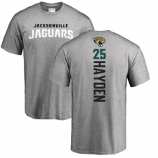 NFL Nike Jacksonville Jaguars #25 D.J. Hayden Ash Backer T-Shirt