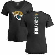 NFL Nike Jacksonville Jaguars #25 D.J. Hayden Black Backer T-Shirt