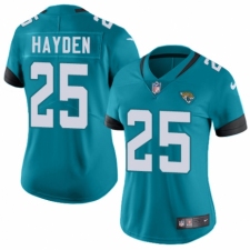 Women's Nike Jacksonville Jaguars #25 D.J. Hayden Black Alternate Vapor Untouchable Elite Player NFL Jersey