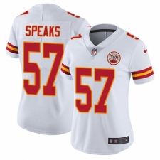Women's Nike Kansas City Chiefs #57 Breeland Speaks White Vapor Untouchable Limited Player NFL Jersey