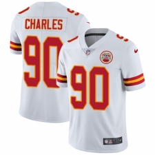 Men's Nike Kansas City Chiefs #90 Stefan Charles White Vapor Untouchable Limited Player NFL Jersey