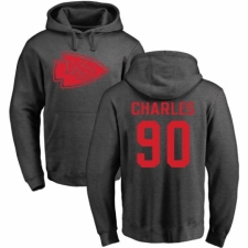 NFL Nike Kansas City Chiefs #90 Stefan Charles Ash One Color Pullover Hoodie