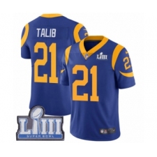 Men's Nike Los Angeles Rams #21 Aqib Talib Royal Blue Alternate Vapor Untouchable Limited Player Super Bowl LIII Bound NFL Jersey