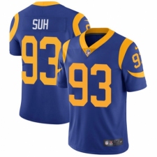 Men's Nike Los Angeles Rams #93 Ndamukong Suh Royal Blue Alternate Vapor Untouchable Limited Player NFL Jersey