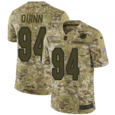 Youth Nike Miami Dolphins #94 Robert Quinn Limited Camo 2018 Salute to Service NFL Jersey