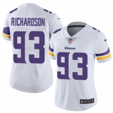 Women's Nike Minnesota Vikings #93 Sheldon Richardson White Vapor Untouchable Limited Player NFL Jersey