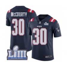 Men's Nike New England Patriots #30 Jason McCourty Limited Navy Blue Rush Vapor Untouchable Super Bowl LIII Bound NFL Jersey