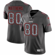 Men's Nike New England Patriots #80 Jordan Matthews Gray Static Vapor Untouchable Limited NFL Jersey