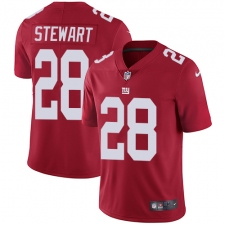 Men's Nike New York Giants #28 Jonathan Stewart Red Alternate Vapor Untouchable Limited Player NFL Jersey