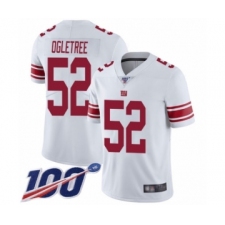 Men's New York Giants #52 Alec Ogletree White Vapor Untouchable Limited Player 100th Season Football Jersey