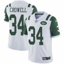Youth Nike New York Jets #34 Isaiah Crowell White Vapor Untouchable Limited Player NFL Jersey