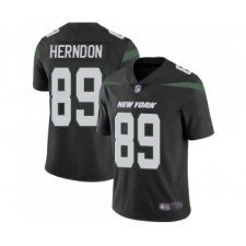 Youth New York Jets #89 Chris Herndon Black Alternate Vapor Untouchable Limited Player Football Jersey