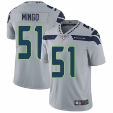 Youth Nike Seattle Seahawks #51 Barkevious Mingo Grey Alternate Vapor Untouchable Elite Player NFL Jersey