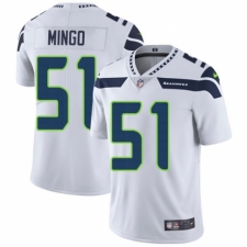 Youth Nike Seattle Seahawks #51 Barkevious Mingo White Vapor Untouchable Elite Player NFL Jersey