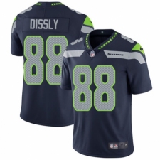 Youth Nike Seattle Seahawks #88 Will Dissly Navy Blue Team Color Vapor Untouchable Elite Player NFL Jersey