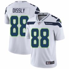 Youth Nike Seattle Seahawks #88 Will Dissly White Vapor Untouchable Elite Player NFL Jersey
