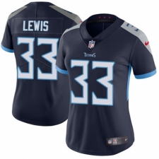 Women's Nike Tennessee Titans #33 Dion Lewis Navy Blue Team Color Vapor Untouchable Limited Player NFL Jersey