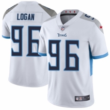 Men's Nike Tennessee Titans #96 Bennie Logan White Vapor Untouchable Limited Player NFL Jersey