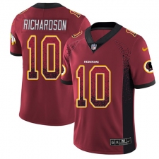 Men's Nike Washington Redskins #10 Paul Richardson Limited Red Rush Drift Fashion NFL Jersey