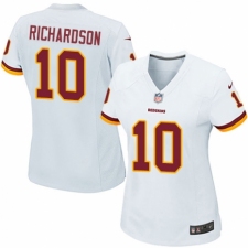 Women's Nike Washington Redskins #10 Paul Richardson Game White NFL Jersey