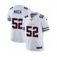 Men's Chicago Bears #52 Khalil Mack White Team Logo Cool Edition Jersey