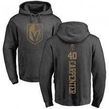 NHL Adidas Vegas Golden Knights #40 Ryan Carpenter Charcoal One Color Backer Pullover Hoodie