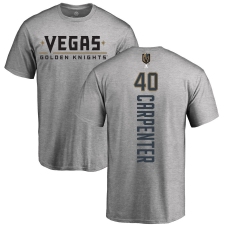 NHL Adidas Vegas Golden Knights #40 Ryan Carpenter Gray Backer T-Shirt