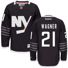 Youth Reebok New York Islanders #21 Chris Wagner Authentic Black Third NHL Jersey