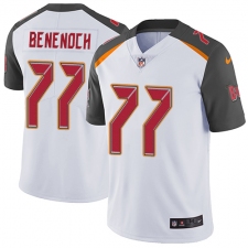 Youth Nike Tampa Bay Buccaneers #77 Caleb Benenoch White Vapor Untouchable Elite Player NFL Jersey
