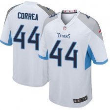 Men Nike Tennessee Titans #44 Kamalei Correa Game White NFL Jersey