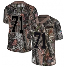 Youth Nike Tennessee Titans #71 Dennis Kelly Limited Camo Rush Realtree NFL Jersey